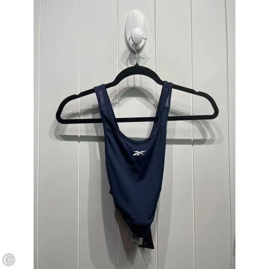 Athletic Bra By Reebok In Blue & White, Size: Xs