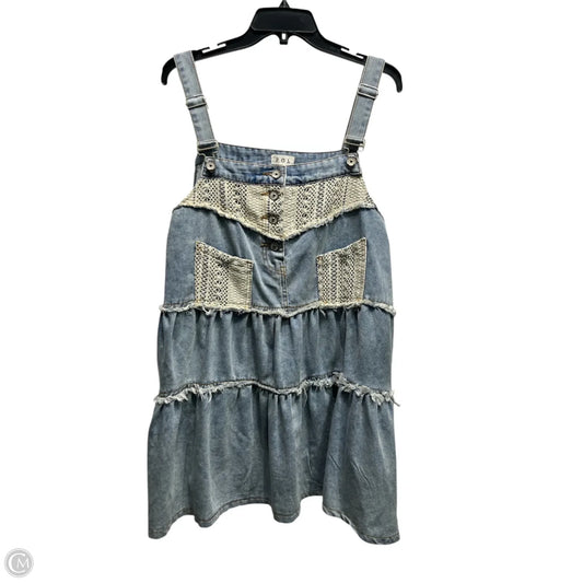 Overalls By Pol In Blue Denim, Size: M