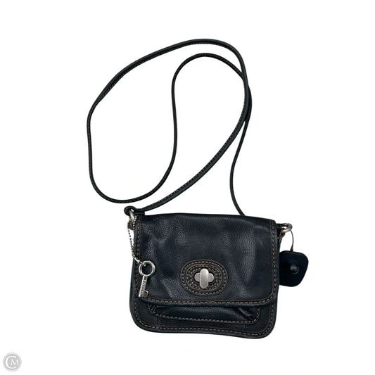 Crossbody Leather By Fossil, Size: Small