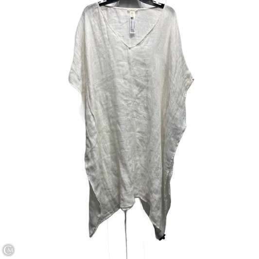 Tunic Short Sleeve By Eileen Fisher In Ivory, Size: L