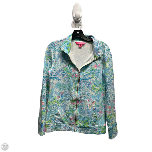 Jacket Designer By Lilly Pulitzer In Blue & Green, Size: Xs