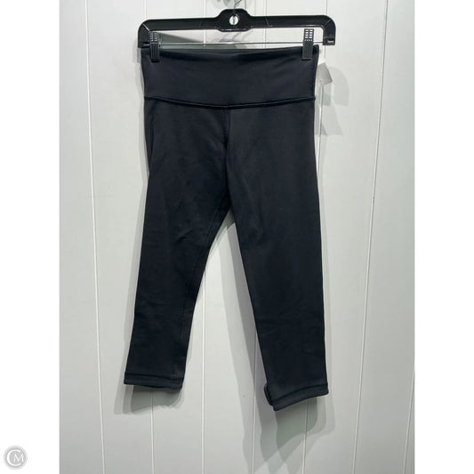 Athletic Capris By Lululemon In Black, Size: 4