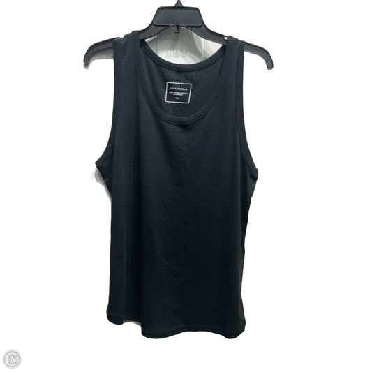 Top Sleeveless Basic By Charter Club In Black, Size: Xxl