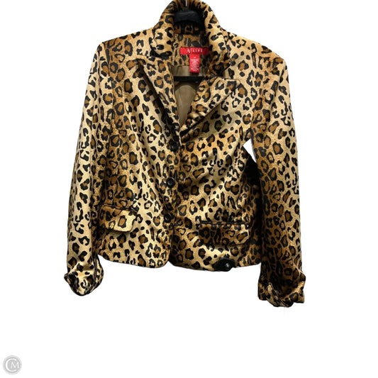Jacket Other By Anne Klein In Animal Print, Size: 12