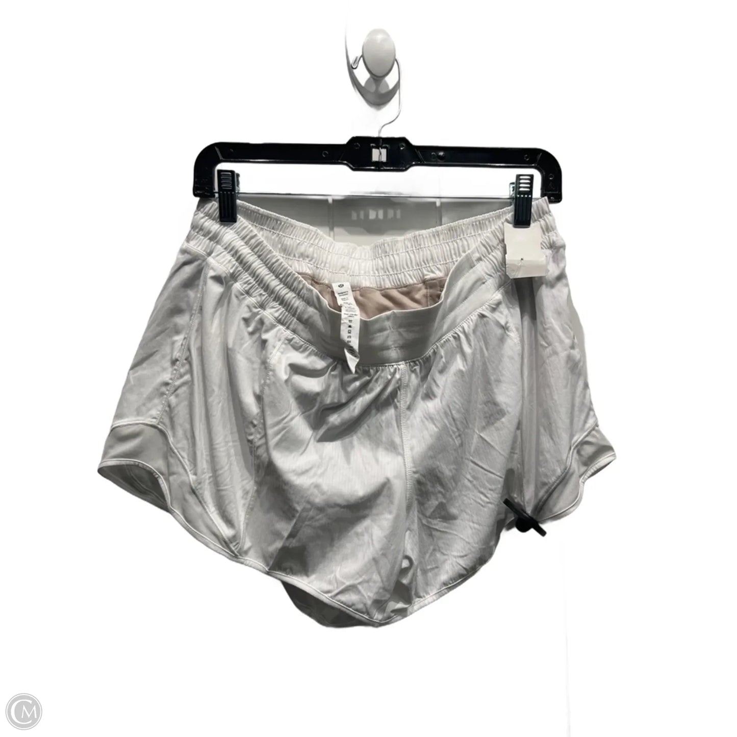 Athletic Shorts By Lululemon In White, Size: 14