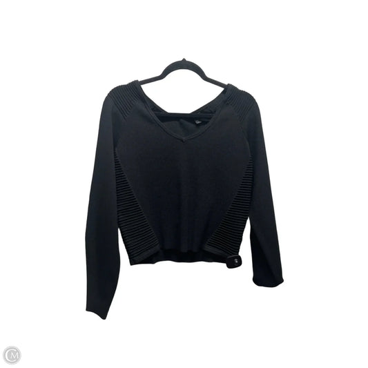 Top Long Sleeve By Express In Black, Size: S