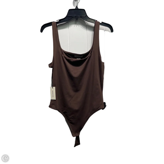 Bodysuit By Babaton In Brown, Size: Xl