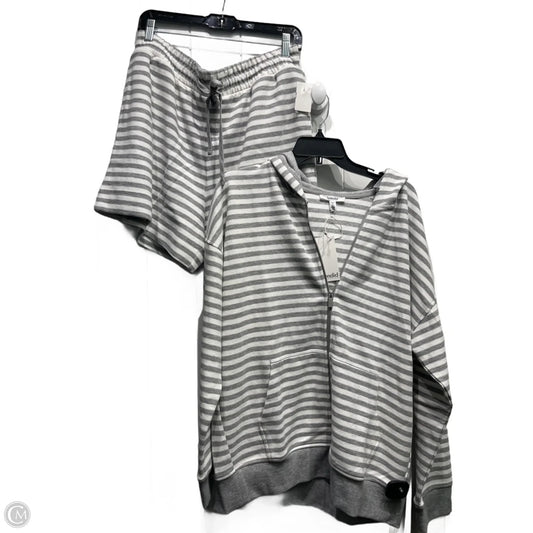 Shorts Set By Splendid In Grey & White, Size: Xl