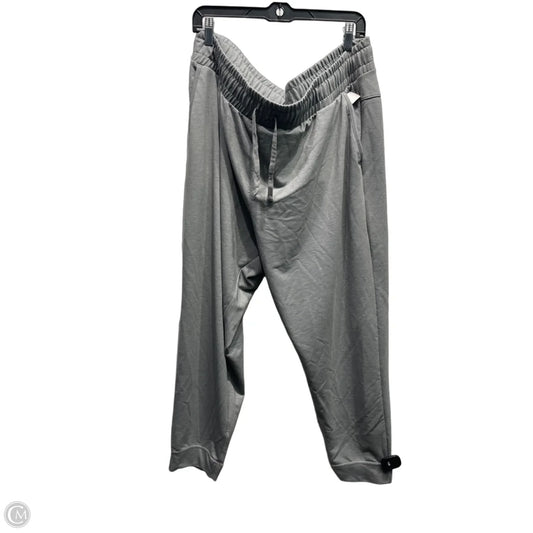 Athletic Pants By Nike Apparel In Grey, Size: 2x