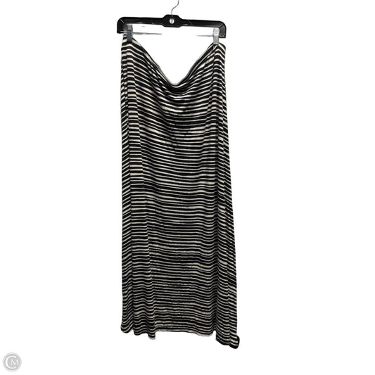 Skirt Maxi By Lane Bryant In Black & White, Size: 18