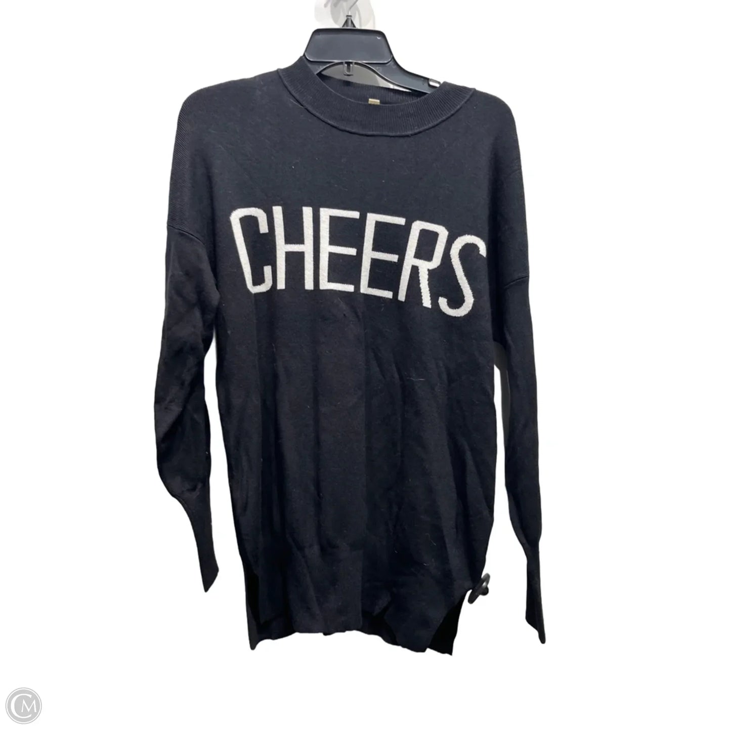 Sweater By Hem & Thread In Black & White, Size: S