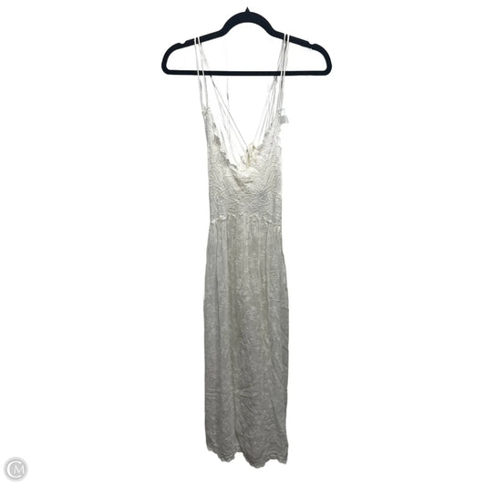Dress Casual Maxi By Free People In Cream, Size: S