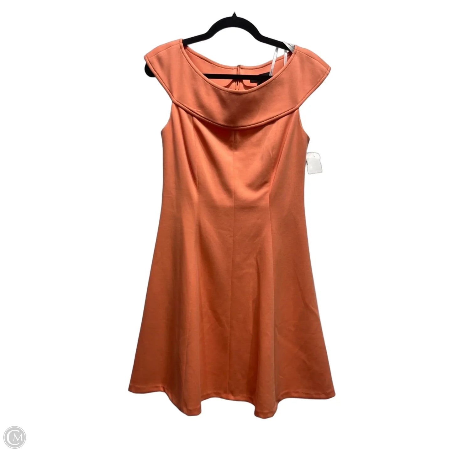 Dress Work By Donna Karan In Orange, Size: 8