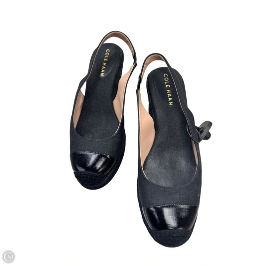 Shoes Heels Wedge By Cole-haan In Black, Size: 7
