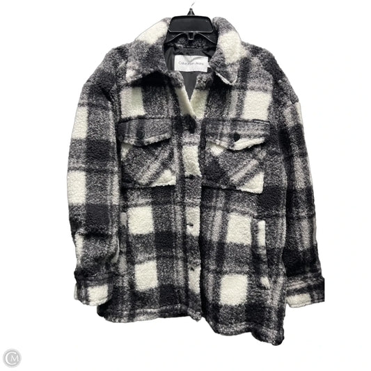 Coat Other By Calvin Klein In Black & White, Size: M