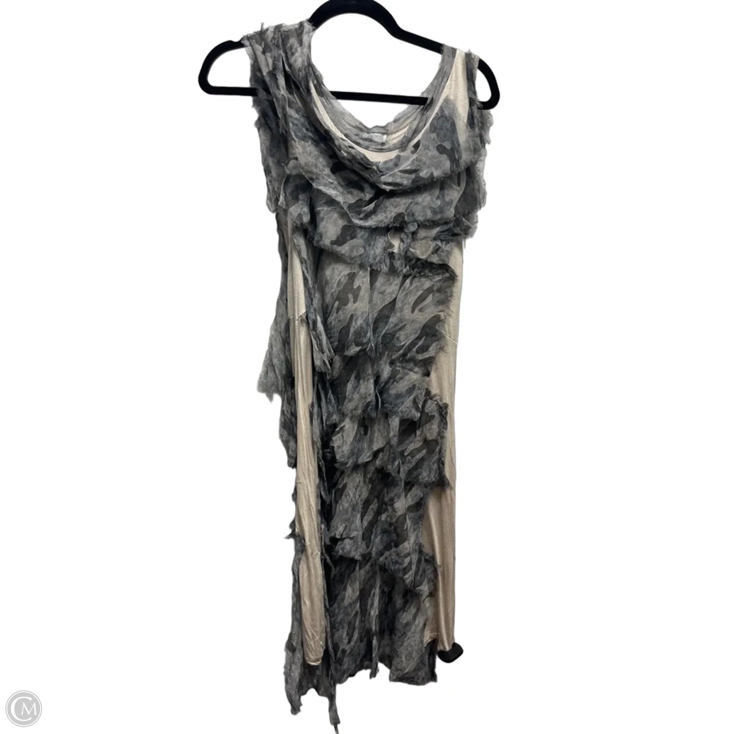 Dress Casual Midi By Tempo Paris In Grey, Size: S