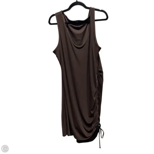 Dress Casual Short By Express In Brown, Size: Xl