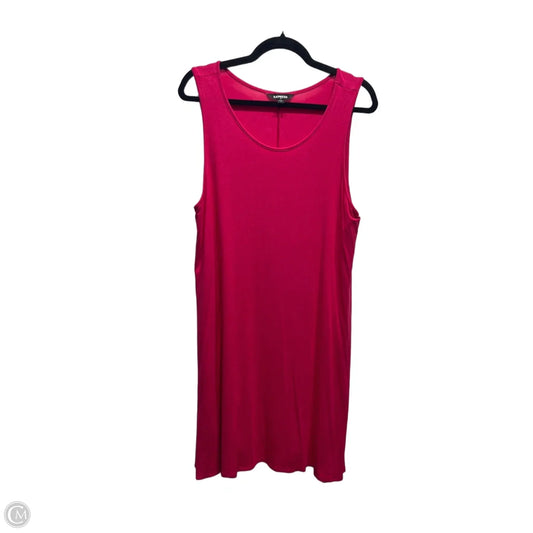 Dress Casual Short By Express In Pink, Size: Xl