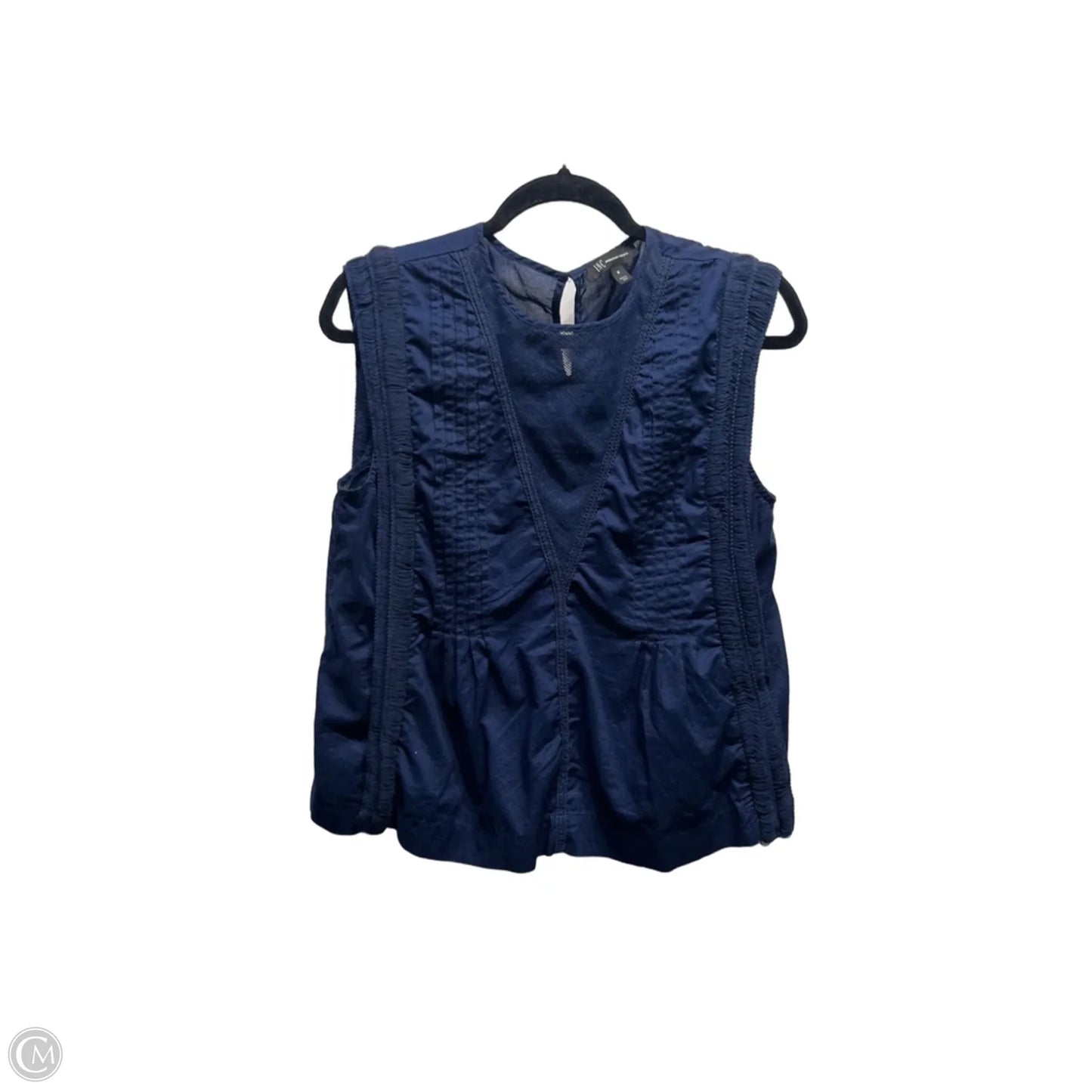 Top Short Sleeve By Inc In Nautical Print, Size: M