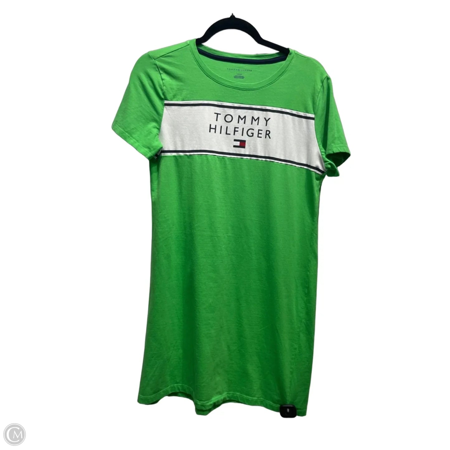 Dress Casual Short By Tommy Hilfiger In Blue & Green, Size: M