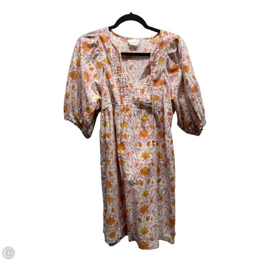Dress Casual Short By Universal Thread In Orange & Pink, Size: S