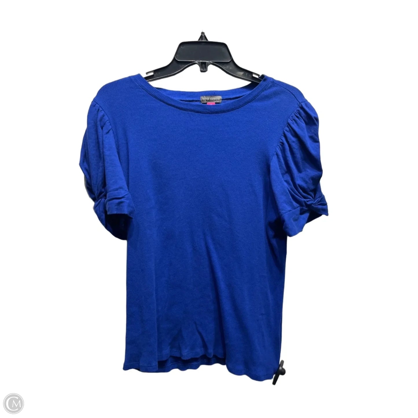 Top Short Sleeve By Vince Camuto In Blue, Size: L