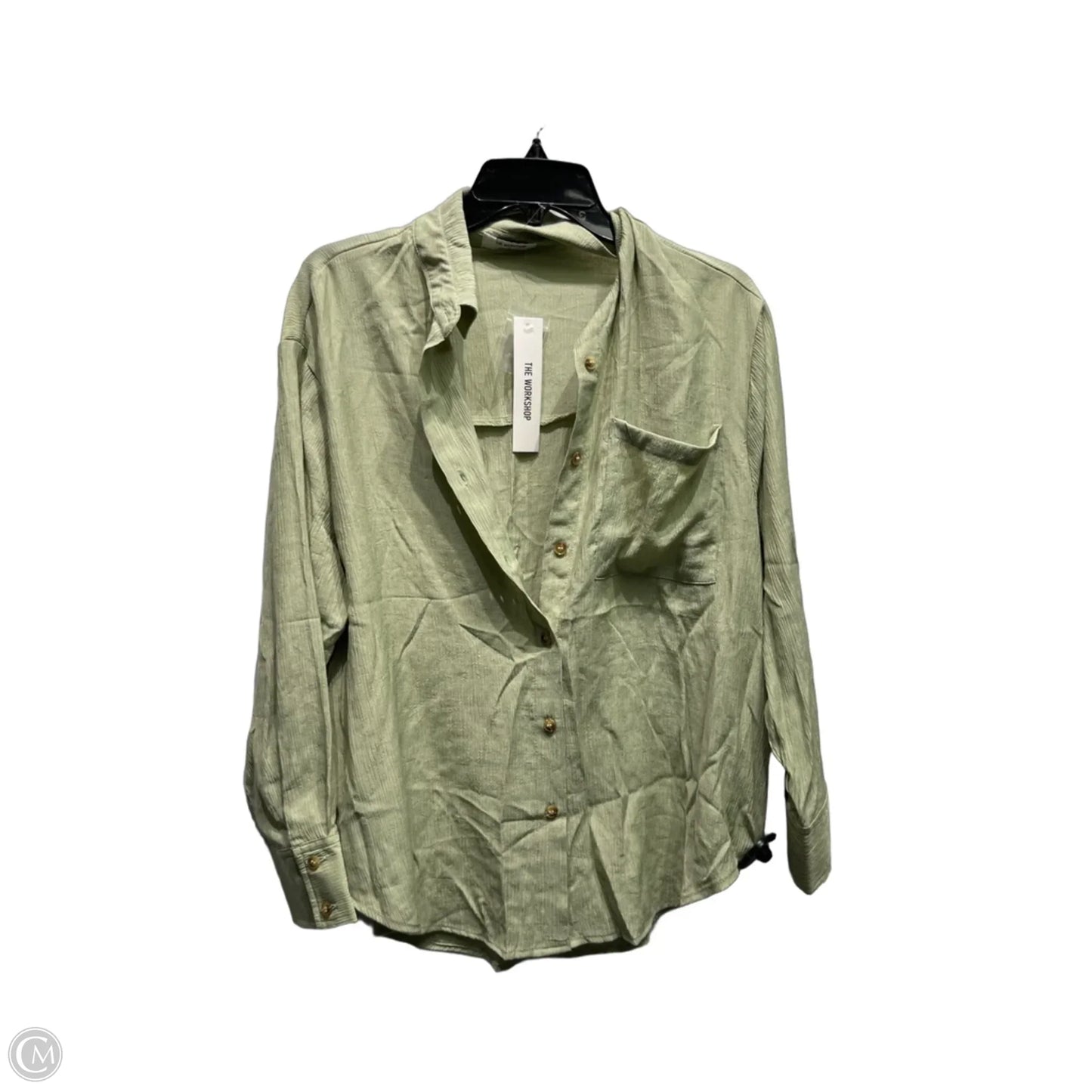 Top Long Sleeve By the workshop  In Green, Size: S