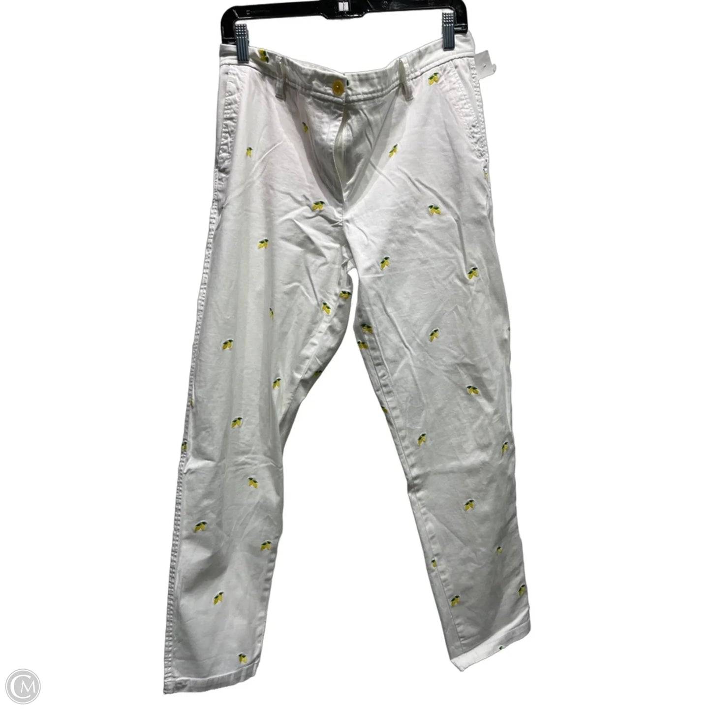 Pants Chinos & Khakis By Talbots In White & Yellow, Size: 12