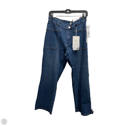 Jeans Boot Cut By Tahari In Blue Denim, Size: 16