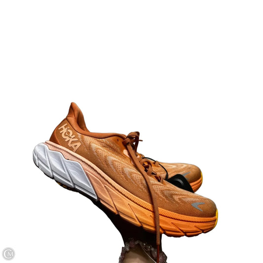 Shoes Athletic By Hoka In Orange, Size: 10