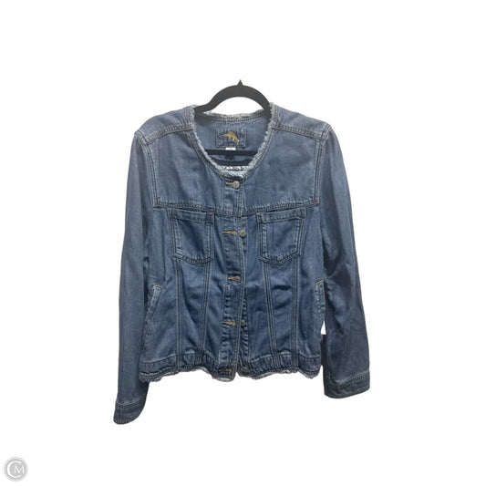 Jacket Other By Tommy Bahama In Blue Denim, Size: L