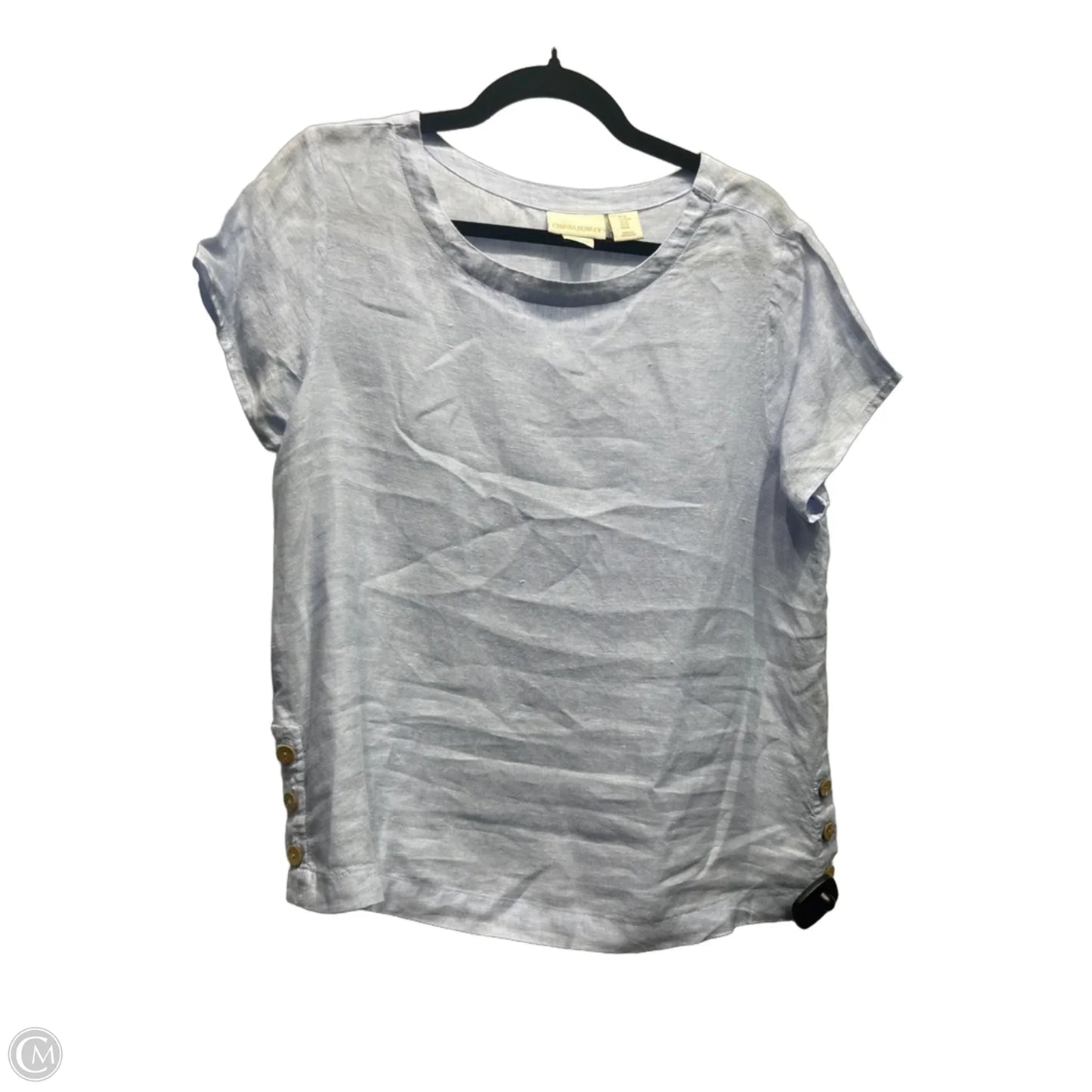 Top Short Sleeve By Cynthia Rowley In Blue, Size: M