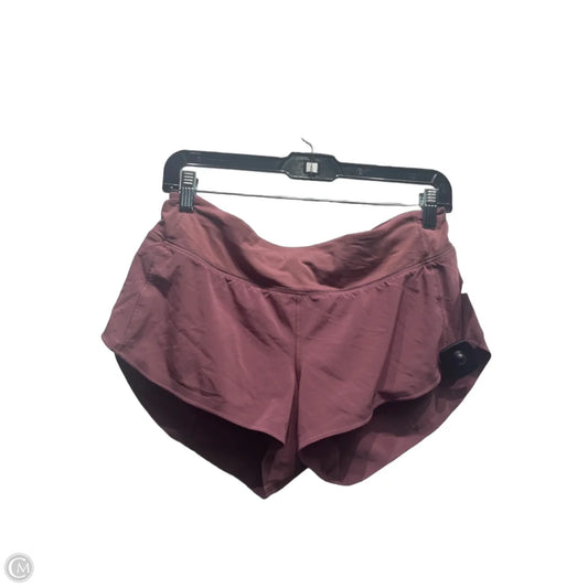 Athletic Shorts By Lululemon In Purple, Size: 6