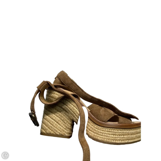 Sandals Designer By Ugg In Tan, Size: 9.5