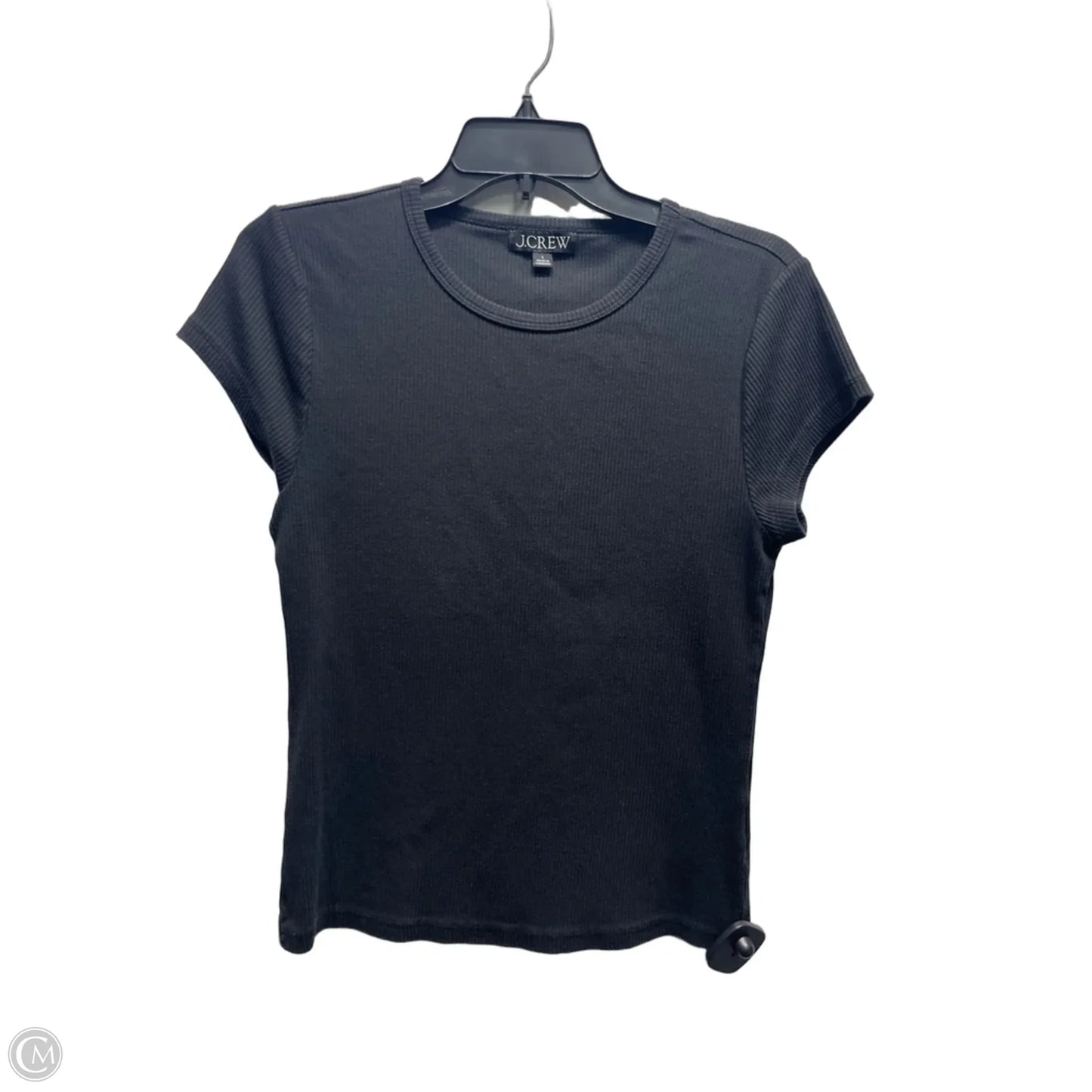 Top Short Sleeve Basic By J. Crew In Black, Size: L