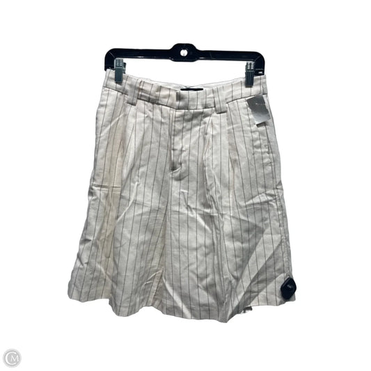 Shorts By Scoop In Black & Cream, Size: 0