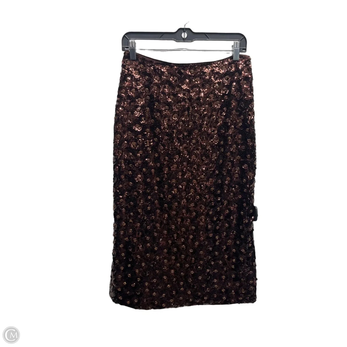 Skirt Midi By los angeles atelier In Brown, Size: 6