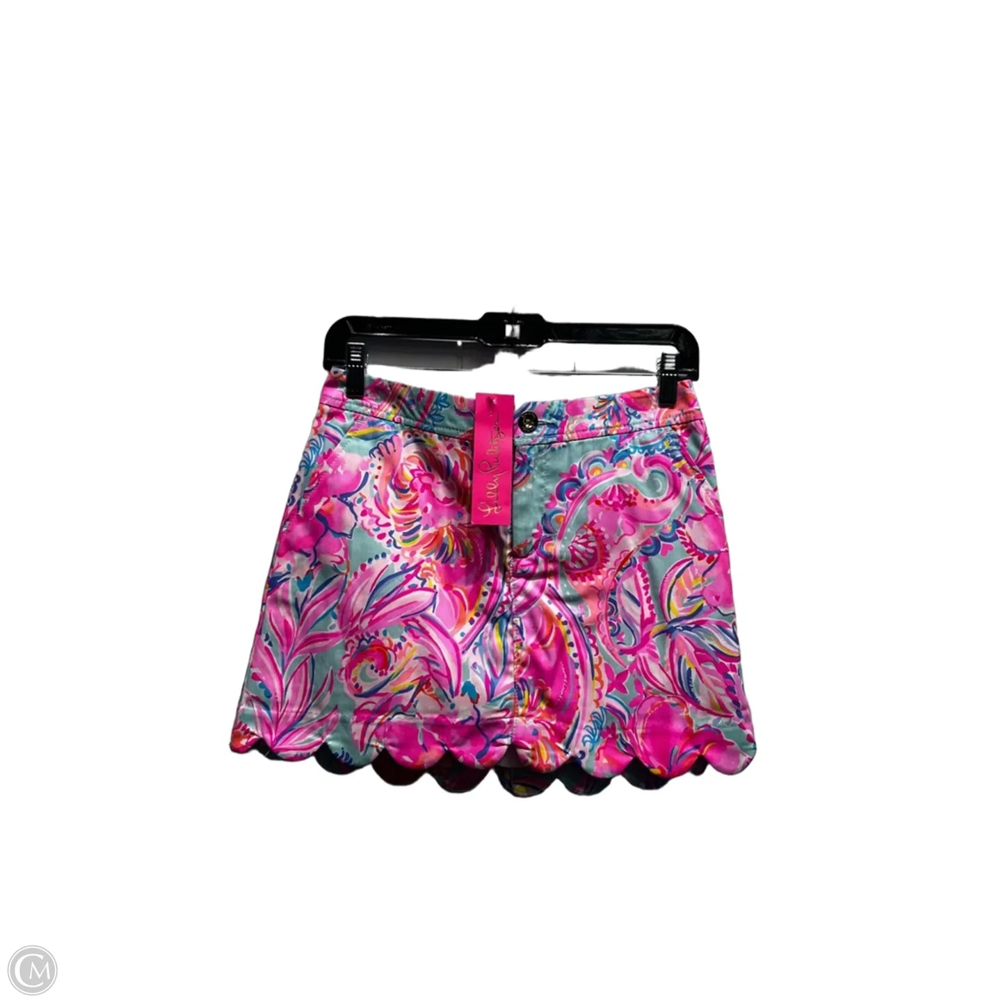 Skort Designer By Lilly Pulitzer In Blue & Pink, Size: 0