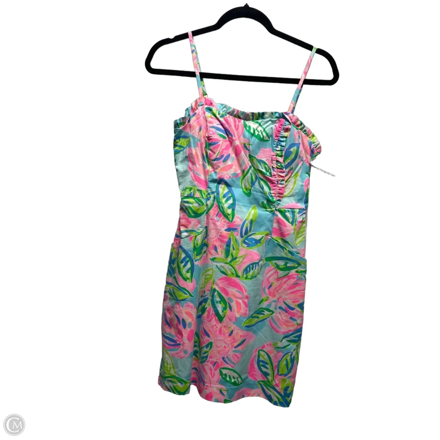 Dress Designer By Lilly Pulitzer In Blue & Pink, Size: 0