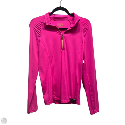 Top Long Sleeve Designer By Lilly Pulitzer In Pink, Size: M