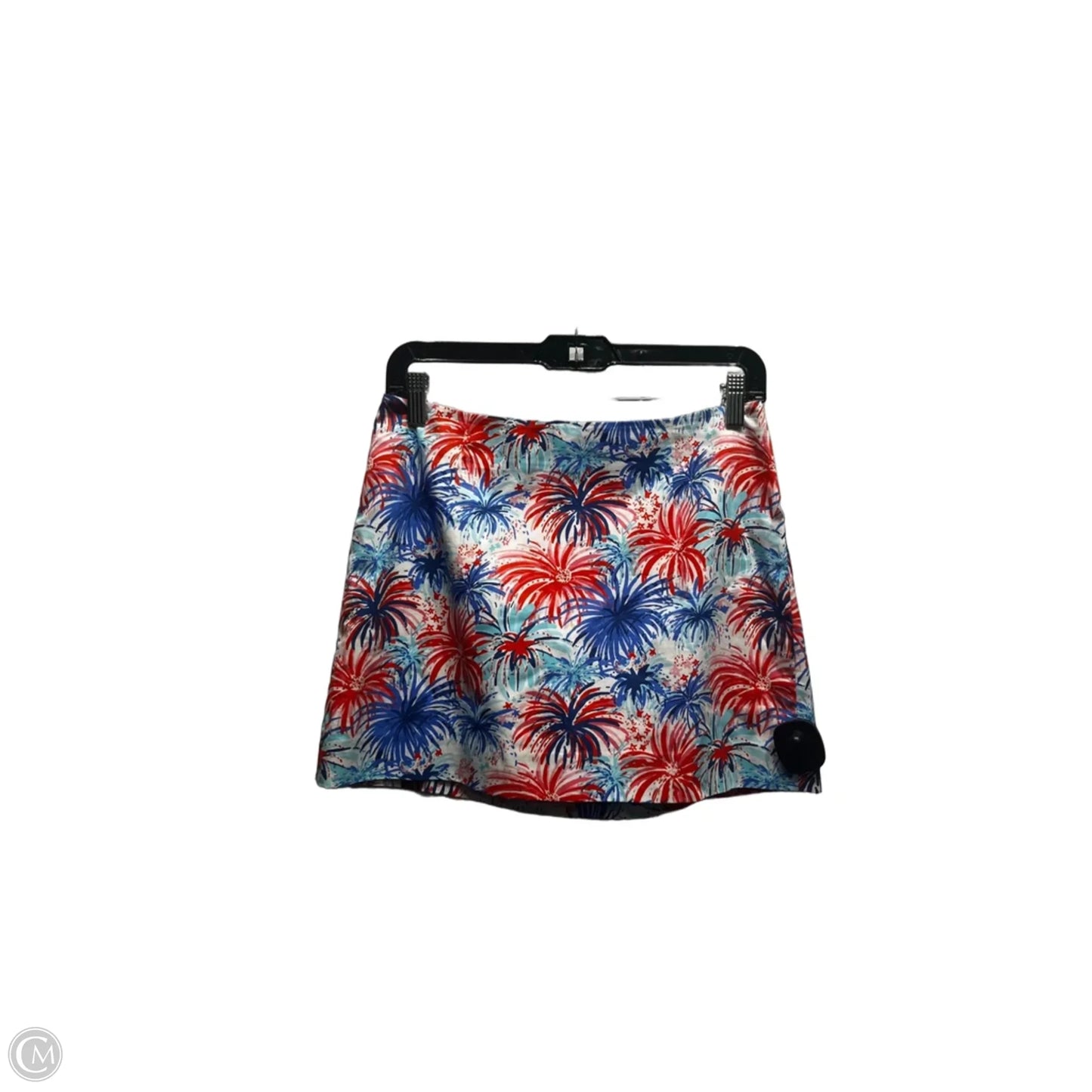 Skort Designer By Lilly Pulitzer In Blue & Red, Size: 2