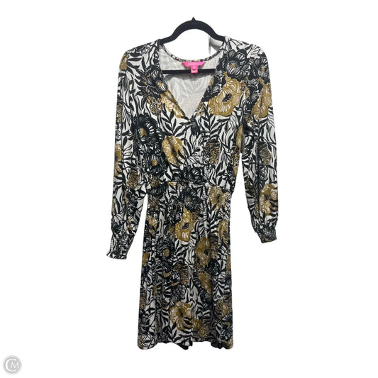 Dress Designer By Lilly Pulitzer In Black & Cream, Size: Xs