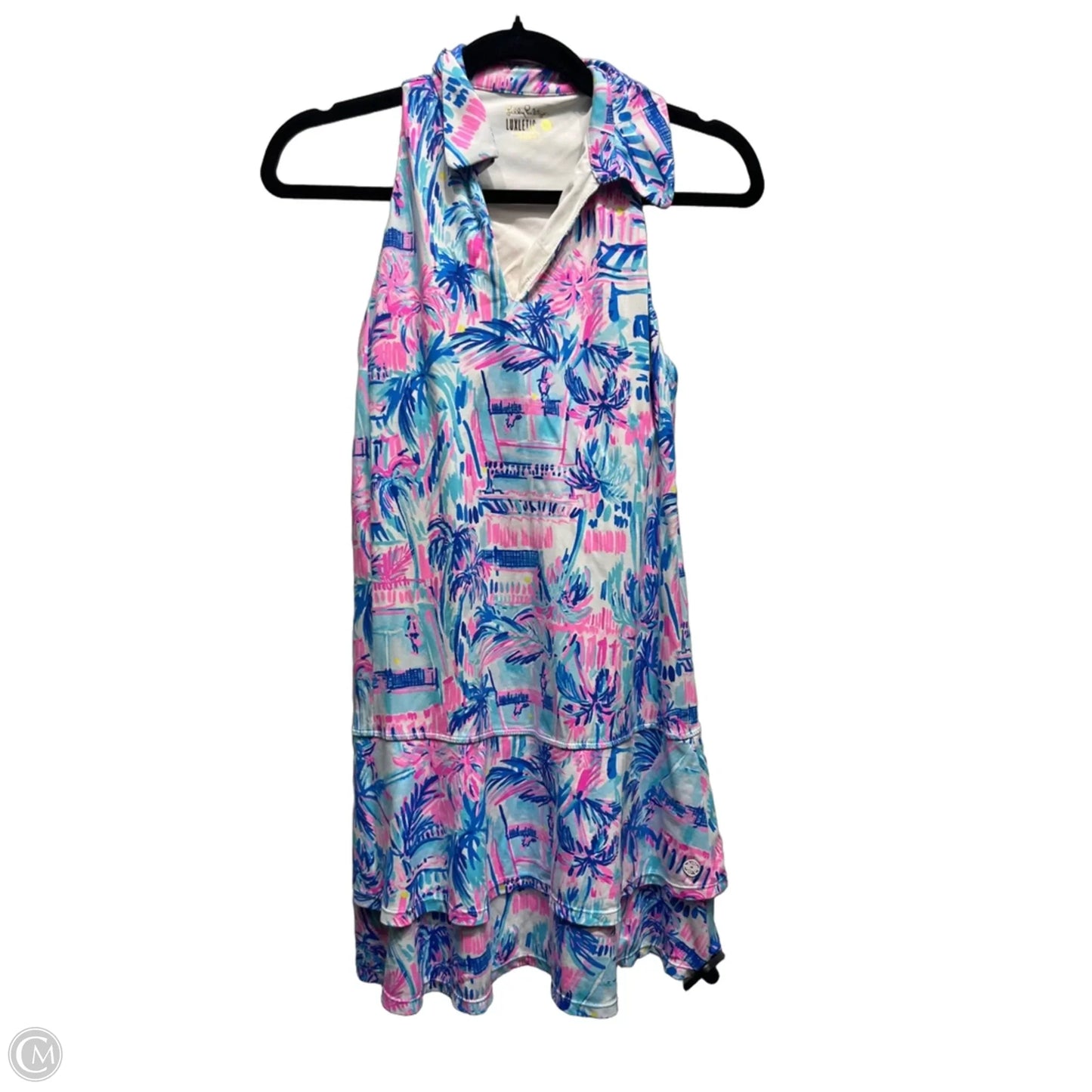 Dress Designer By Lilly Pulitzer In Blue & Pink, Size: Xs