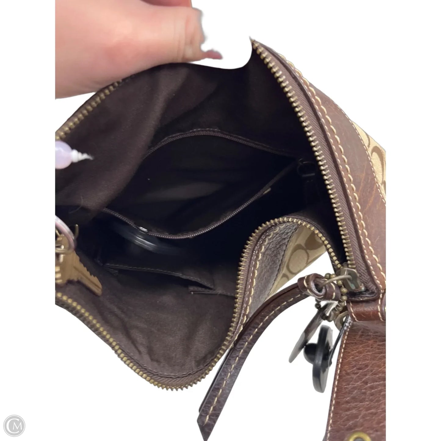 Crossbody Designer By Coach, Size: Medium