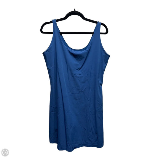 Athletic Dress By Nike Apparel In Teal, Size: L