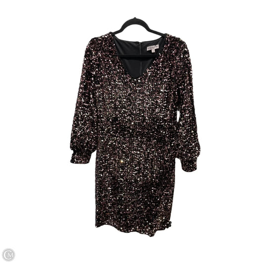 Dress Party Short By Nanette By Nanette Lepore In Black & Pink, Size: 12