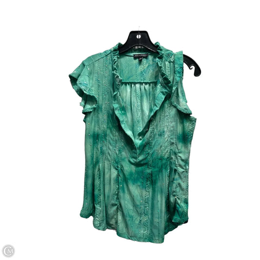 Top Short Sleeve By AVA & GRACE In Green, Size: M