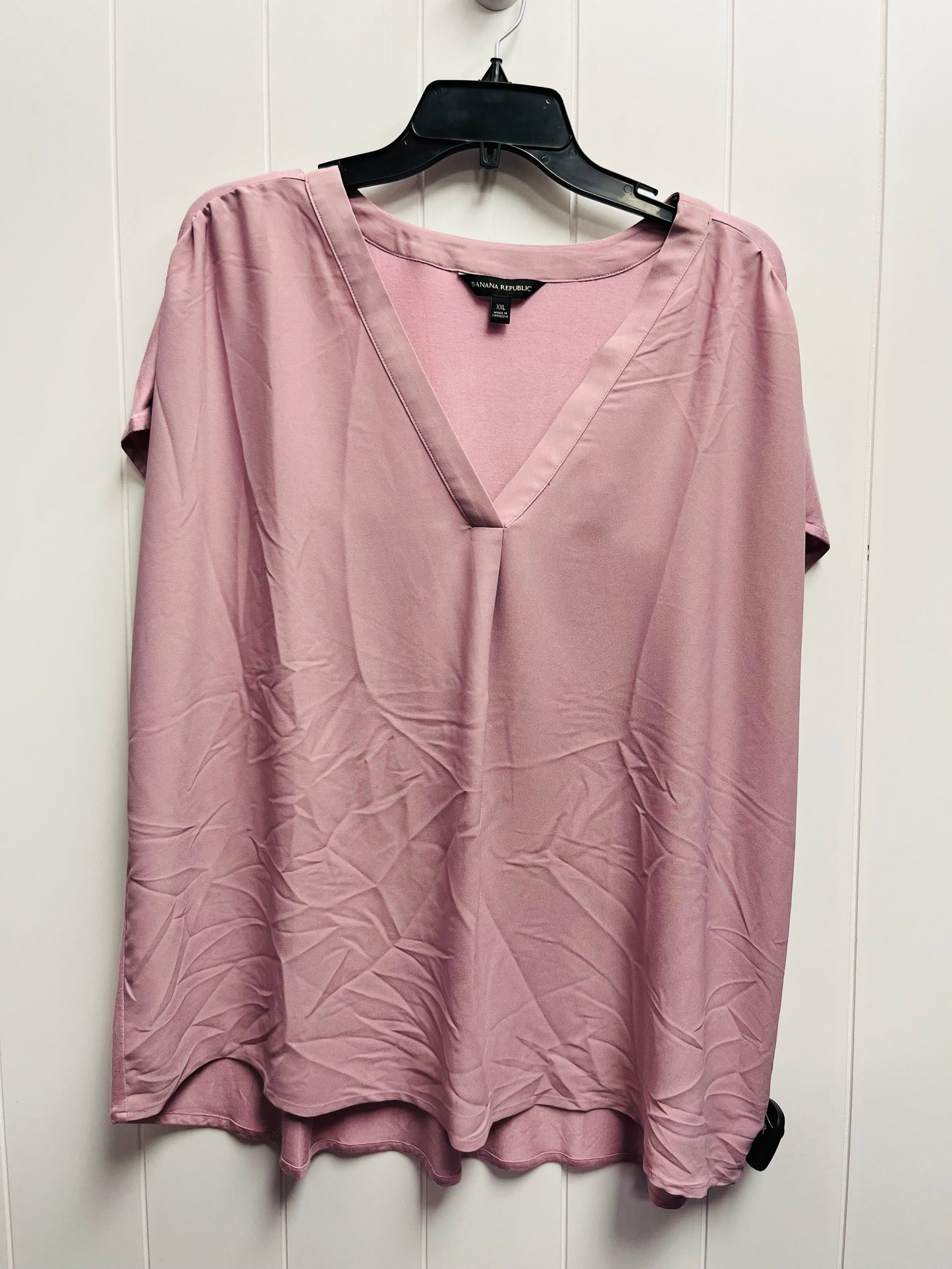 Purple Top Short Sleeve Banana Republic, Size Xxl