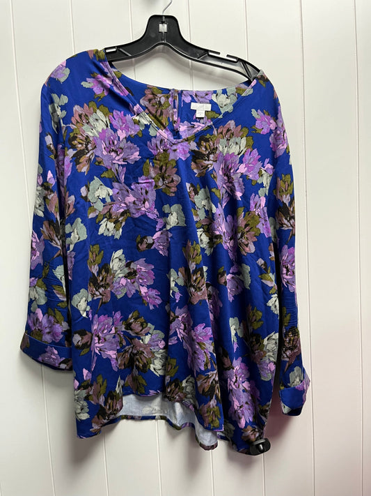 Top Long Sleeve By J. Jill  Size: 2x