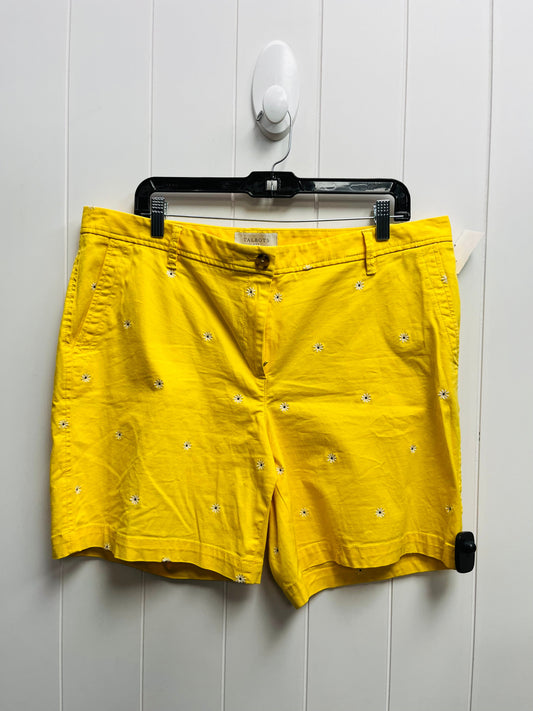 Yellow Shorts Talbots, Size 14